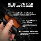 toretark Ceramic Tire Shine Spray — High-Gloss Wet Look Tire Coating with Ultra-Dense Nylon Brush Applicator, UV Protection, Long-Lasting Shine for Car Truck RV Motorcycle16 Fl Oz (2 Pack)
