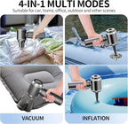 Yejay 20000Pa Car Vacuum Cleaner High Power, Cordless Mini Vacuum Air Duster for Car Detailing Kit, 4-in-1 Portable Handheld Vacuum with Brushless Motor, Aspiradora para Carro, Home Office Pet (Grey)