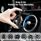 MagSafe Car Mount for Mercedes-Benz [15W Wireless Charging], Round Air Vent Holder, Compatible with Mercedes Benz GLC, C-Class, E-Class, A/B/C-Class, GLC/GLB/GLA/Sprinter, Mercedes Benz Accessories