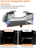 Tesla Model Y Accessories Under Screen Storage Box Compatible with Tesla Model Y Juniper 2025–2026 & Tesla Model 3 Accessories 2024–2026 Concealed Center Console Organizer Tray