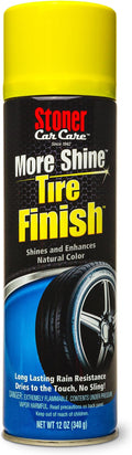 Stoner Car Care 91094 More Shine Tire Finish – Tire Shine Spray Restores Deep Matte Black Finish with Long-Lasting Rain-Resistant Protection, Dry-to-Touch – 12 oz