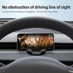 Dashboard Phone Mount for Tesla Model 3 Y Car Cell Phone Holder Silicone Non-Slip Phone Stand Compatible with All Smartphones (2021-2023 Model 3 & 2021-2024 Model Y)