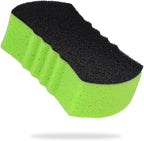 Grip Clean Dual Texture Car Wash Sponge - Multi Purpose Bug Remover Scrubbing Side Soft Sea Sponge - Ultra Scrub Car Cleaning Sponges Wash Bucket Accessory - 2 Pack