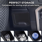 Center Console Organizer Drawer Storage Tray for Toyota Tacoma 2026 2025 2024 4th Gen & Toyota 4Runner 2026 2025 6th Gen, Interior Accessories Wheel Cubicle Hidden Cubby Insert Tray, Black
