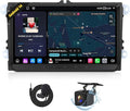 Eonon 4+64G Android 14 Car Stereo for Volkswagen Golf Passat SEAT Skoda, 9'' CarPlay Android Auto Touchscreen Headunit with DSP, Bluetooth,SWC- VWX7A