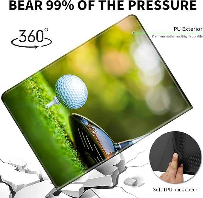for Kindle Paperwhite Case,6" Kindle Paperwhite 4 10th Generation Case 2018 & Kindle Paperwhite Signature Edition,Leather Slim Adjustable Stand Cover Auto Wake/Sleep,Golf Club