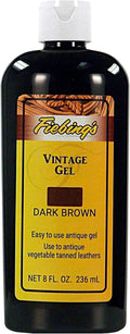 Fiebing's Vintage Gel - Dark Brown 8oz - Antique Gel for leather
