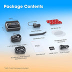 DDPAI 4K Dash Cam Front and Rear,Built-in 32G eMMC Dual Dash Car Camera,64GB Card Included Dashcam,Night Vision Dash Camera,5GHz WiFi,7 Days Parking Mode,GPS,3" IPS,ADAS,WDR,Support 512GB,Z60