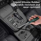 Temmis Center Console Silicone Cup Holder Kit for Honda CRV 2023-2026 (Gasoline & Hybrid), Insert Center Consel Electrostatic adsorption Cover for Honda CRV 2023-2026-Red