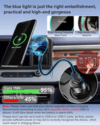 SKYLOTEC Magnetic Phone Mount Cubby Insert for Ford Maverick 2022 2023 2024 Accessories, Cell Phone Mount Storage Box Kit for MagSafe, Strong Magnets Fast Wireless Charger Phone Holder