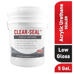 Rain Guard Water Sealers - CLEAR-SEAL - Professional Sealer And Finish Coat For Decorative Concrete, Stone, And Other Masonry Surfaces - Acrylic Urethane Coating - Low Gloss - Ready To Use - 5 Gallon