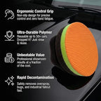 2 Pack Synthetic Clay Bar Pad for Car Detailing, 4.1" Honeycomb Clay Sponge with Rebound Foam, Removes Paint Contaminants and Preps Surface for Waxing