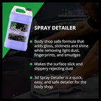 3D Spray Detailer - Silicone-Free Body Shop Detailer Spray for Freshly Painted Vehicles 1 Gallon