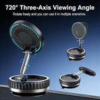 2026 Magsafe Car Mount Charger, 15W Fast Charging Vacuum Magnetic Phone Holder, Hands Free Phone Holders for Your Car Dashboar/Gym/Mirror, 360° Rotation Base, Nano Gel, for iPhone Series & Android