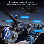 Jikasho Vacuum Magnetic Car Phone Holder for Magsafe, Hands-Free 360° Adjustable Suction Cup Phone Mount for Car/Gym/Mirror/Smooth Surface, Compatible with iPhone & Android (Silver Black)