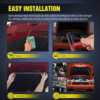 Nilight Under Hood Light Strip 21 LED Waterproof Underhood Work Lights with On/Off Switch Blade Fuse Engine Bay Repair Lamp White 12V for Car Truck SUV