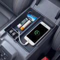 TOPINSTALL New Blue Tray Compatible with 2021-2024 Ford Bronco & 2025+ Bronco 2-Door & 2025+ 4-Door Manual Transmission, Full Size Bronco Organizer (Not for Sport Model & 25 4 Doors AT)