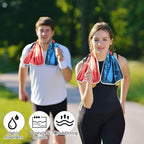 Hahafelt 2 Pack Car Seat Towel Cover and Athletic Running Towel with Storage Bags, Sweat Washable Gym Seat Protector Non Slip for Dog Pet Workout Running Outdoor Sport Activities(Sedona)