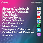 Pioneer DMH-W4660NEX 6.8" Capacitive Touchscreen, Double Din – Wireless & Wired Apple CarPlay & Android Auto, Amazon Alexa Built-in, Bluetooth, HD Radio, Backup Camera, FLAC, Hi-Volt RCA