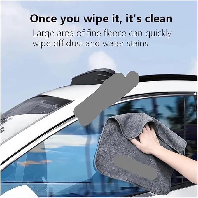 Absorbent Microfiber Car Wash Towel - 30x30/60CM Drying Cloth for Detailing and Car Care(1pcs-30x30cm)