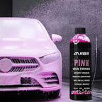 MIIGII Pre-Wash Solution Car Wash Soap - Pink Foam Car Shampoo - Powerful Formula Penetrates and Breaks Down Tree Sap, Bird Droppings & Tough Stains - Works on RVs, Trucks, Cars & More - 300ml (10oz)