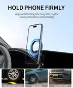 Car Phone Holder for Honda Accord 2023-2026 Accessories 7/9-Inch Screen Fixed Clip, 360° Rotation Phone Mount Compatible with MagSafe, Cell Phone Holder That Does Not Affect Air Vent