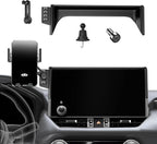 Car Phone Mount for 2019-2025 Toyota RAV4, Smart Auto-Clamping for 7/8" Screen Only (LE/XLE/Adventure), 15W Wireless Fast Charging, Premium Aluminum Holder, Without Blocking Airflow (Not Fit 9/10.5")