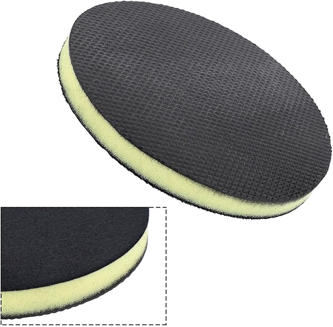 Clay Bar Sponge Pad For Car Detailing And Polishing, Reusable Cleaning Disc For Removing Stubborn Stains From Paint And Glass