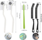 Window Groove Cleaning Brush, Window or Sliding Door Track Cleaner for Sliding Door, Sill, Tile Lines, Shutter, Car Vents, Keyboard (14Piece)