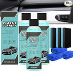 Plastic Clarify Tire Shine, Plastic Clarify For Cars, Car Trim & Plastic Restorer for Refreshing FadedPlastic, Exteriors & Interior Detailer Spray, Plastic Rubber Leather Restorer For Cars (3PCS)