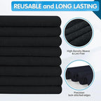 FIXSMITH Black Microfiber Cleaning Cloth -Pack of 24, Highly Absorbent Cleaning Rags, 16"X12" All Purpose Cleaning Towels for Housekeeping, Kitchen, Car, Lint Free and Reusable Microfiber Towels
