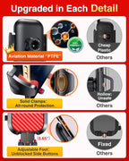 VANMASS Phone Holders for Your Car Ultimate Military-Grade Car Phone Holder Mount【Patent & Safety Certs】 Upgraded Shockproof Truck Air Vent Phone Mount for iPhone 17 Pro Max 16 Samsung Android,Red