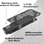 Bulletpoint RubiGrid Metal Dash Mount Phone Holder Compatible with 2022+ Toyota Tundra & 2023+ Toyota Sequoia (Spring-Loaded)