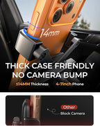 AINOPE Car Vent Phone Mount Holder for iPhone 17 Pro Max Car Mount [Drop-in Grip] Phone Holders for Your Car Air Vent Interior Accessories Gifts for Men for iPhone 17 Pro Max 16 15 14 Galaxy S26