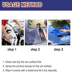 3 in 1 Spray Coating Agent, Car Coating Spray for Shine & Protection, Fast-Acting Coating Spray, Waterless Wash, Nanospray for Cars (3PCS x 120ml)
