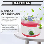 Car Cleaning Gel Clean Putty, Universal Auto Interior Cleaner Slime, Auto Detailing Tools Accessories for Cleaning Vehicle Interiors/Electronic Products/Homes/Offices, Gifts for Men Women (Pink)