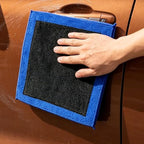 Scratch Free Wash Mitt, Microfiber Car Cleaning Glove, Absorbent 30cm Wash Mitt with Soft Grip, Soft Chenille Cleaning Fabric Tool, Clay Detailing Mitts Design for Auto Motorcycle Use