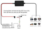 Dash Cam Multi-Interface Hardwire Kit,Baby Car Camera power cord adapter for 5V and 12V multiple devices,such as Baby Car Camera/Radar Detector/Car Portable Carplay/Backup Camera/ Mirror Camera(13ft)