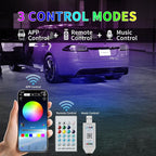 for Tesla Model 3 Y LED Dashboard Ambient Lighting Interior Lights Neon Light Kits 2025 2024 2023 2022 2021 Accessories Accessory RGB Dreamcolor, App & Remote & USB Hub, DC 12V