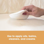 Furniture Clinic Leather Applicator Sponges | 2 Microfiber Cloth Applicator Pads for Cleaning Leather, Applying Wax, Balms, Oils & More