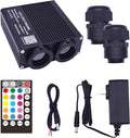 32W Bluetooth APP Control Music Sync Fiber Optic Light Source RGBW Light Box Engine Diver for Car Starlight Headliner Home Indoor Star Ceiling Decoration
