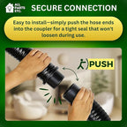 2-Pack 2.5" Vacuum Hose Coupling Connector – Wet Dry Vac Hose Adapter Compatible with Shop Vac, Craftsman & More– Extend Vacuum Reach by Joining 2 Hoses