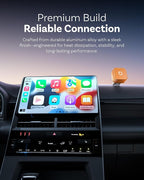OTTOCAST Mini Cube 3.0 Wireless CarPlay & Android Auto Adapter 2026– Plug & Play, Fast Auto-Reconnect (Orange)
