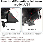 Mangoal Front 4K & Rear 1080 Dash Cam Fit for Ford Bronco 2025 2026(Model B), Does Not Fit Ford Bronco Sport, WiFi & App, 128GB Card