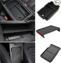 YPHUIKI 3PCS Center Console Organizer Compatible with Honda CRV 2023 2024 2025 2026 Accessories CR-V Hybrid Armrest Organizer Tray Hidden Storage Box ABS Material