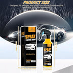 Car Coating Spray Kit, Nano Hydrophobic Ceramic Coating, Easy-to-Spray Auto Paint Protection, Includes Microfiber Cloth for Vehicle Shine & Protection300ml(1sponge+1towel)