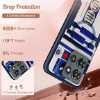for Moto G 2025 Case Women - Compatible with MagSafe Cute Girls Boys Magnetic Protective Phone Cover Cool Blue Unique Heavy Duty Shockproof Design for Motorola Moto G 5G 2025 Cases