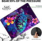Case for Kindle Scribe,PU Leather Cute Slim Folio Adjustable Stand Cover with Auto Wake/Sleep for Amazon Kindle Scribe Cover 10.2 Inch (2024/2022 Release),Glitter Sea Turtle