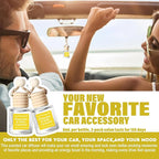 C Classy Car Air Freshener Hanging 2 Pack, Pistachio Essential Oil Diffuser, Long-Lasting Fragrance, Cute Car Accessories for Women & Men, Made in USA
