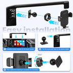 Car Phone Holder Fit for Toyota Camry LE/SE 2025-2026 Accessories -Cell Phone Mount for Camry 8 inch Touchscreen Hands-Free 360° Rotation(NOT FIT 12.3 inch) Does Not Affect Air Vent